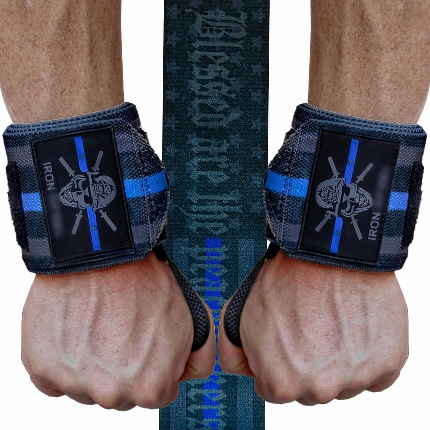 Wrist Wraps for Weightlifting - 18" and 24" Heavy Duty Support for Working Out, Gym Accessories for Men - Use for Lifting, Crossfit, Fitness, Exercise, Bench Press, Powerlifting